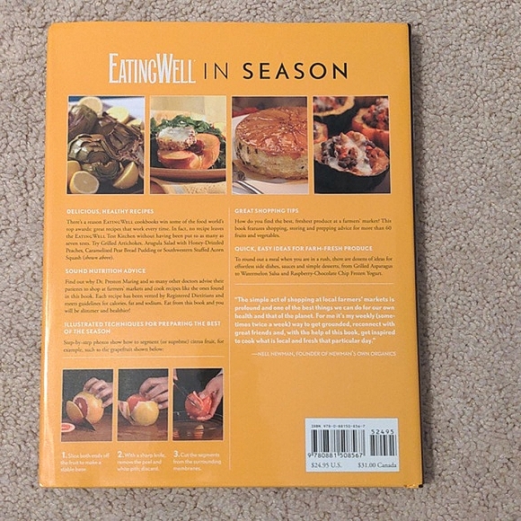 NEW Book- EatingWell in Season: The Farmer's Market Cookbook - Picture 5 of 13